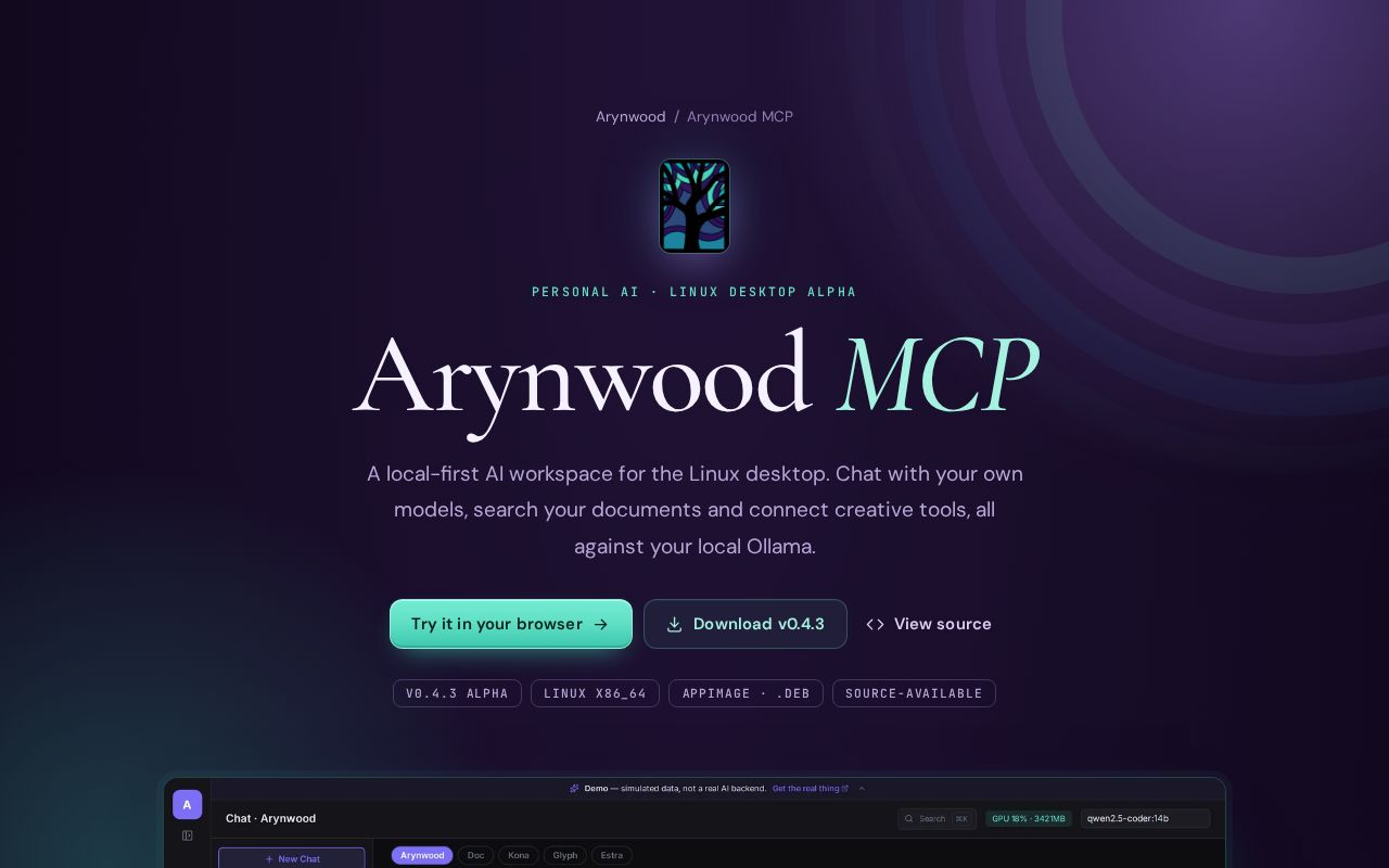 Preview of ArynwoodMCP