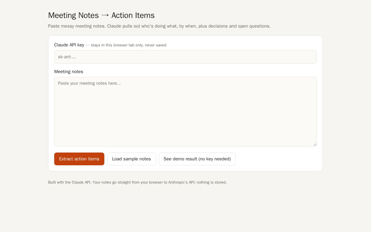 Preview of Meeting Action Items