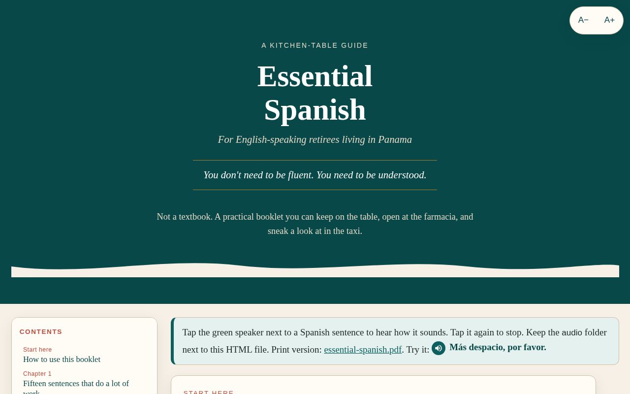 Preview of Essential Spanish