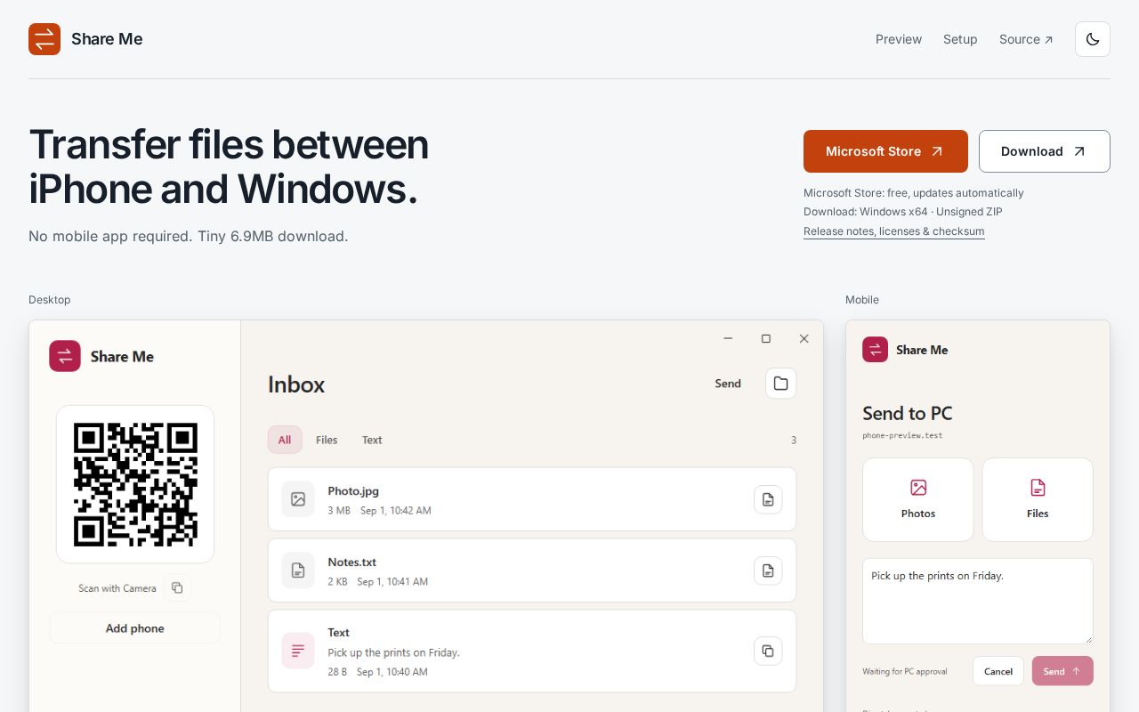 Preview of Share Me