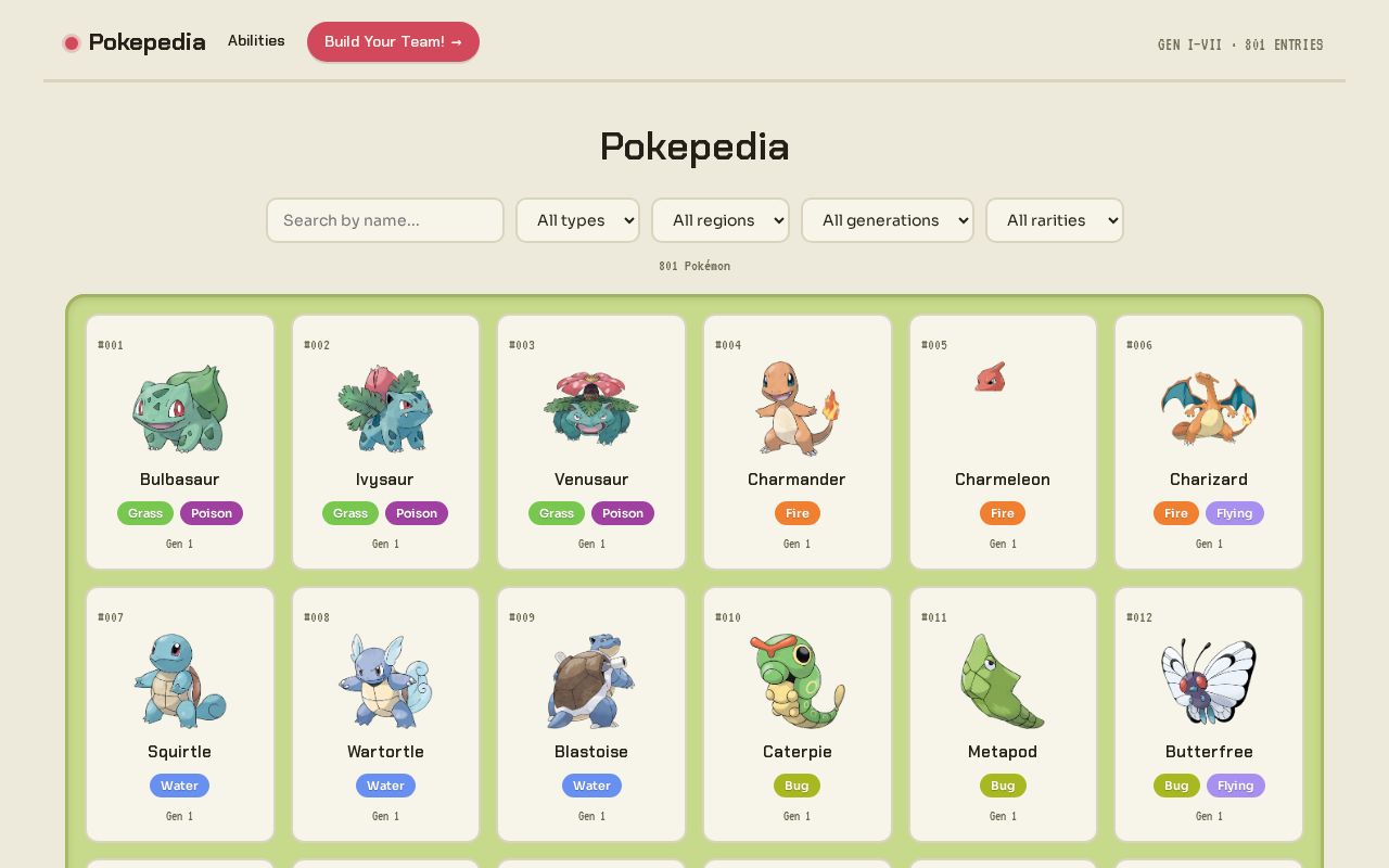 Preview of Pokepedia
