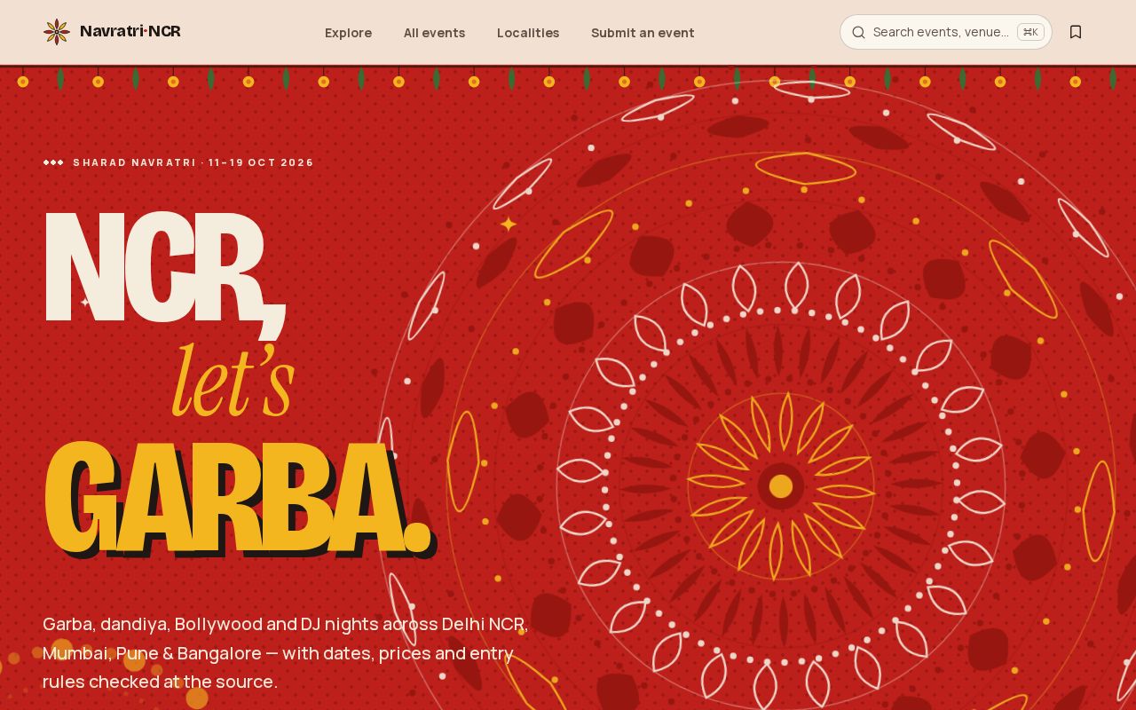 Preview of Navratri App