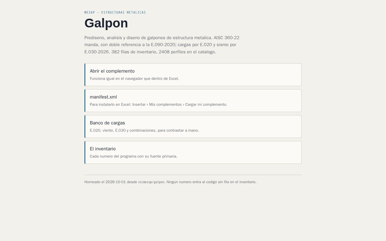 Preview of Galpon