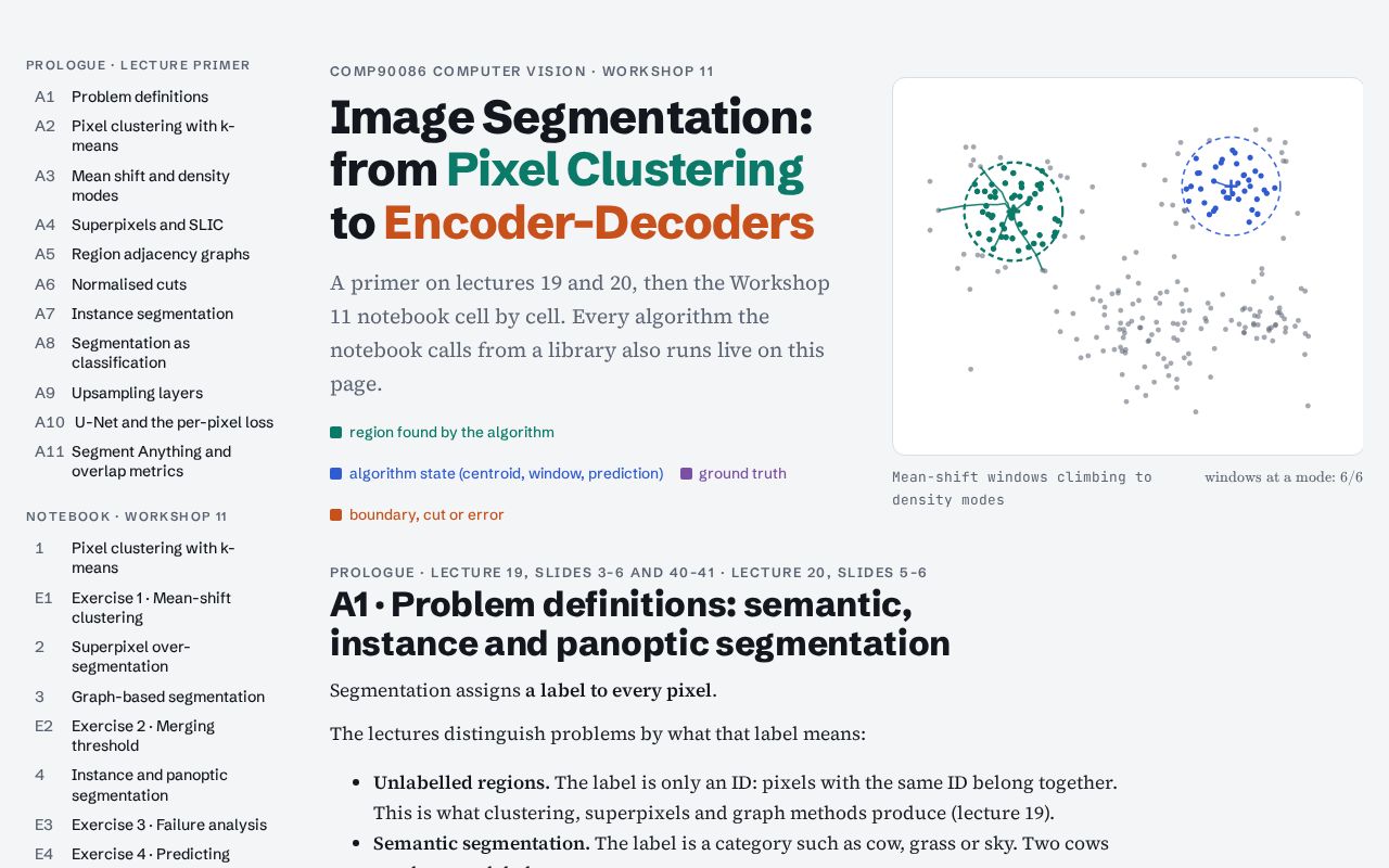 Preview of Week 11 Segmentation