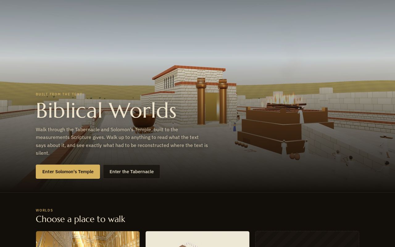 Preview of Temple Reconstructions
