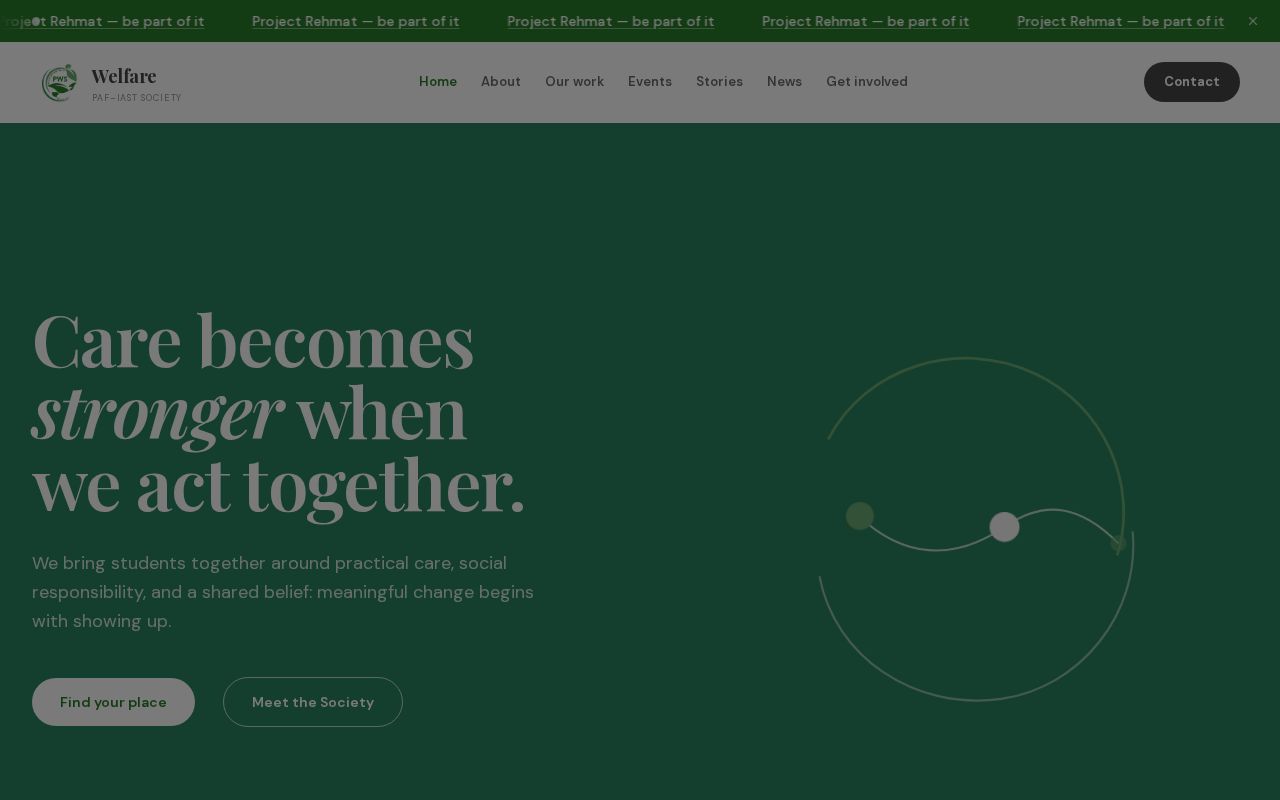Preview of PWS Website