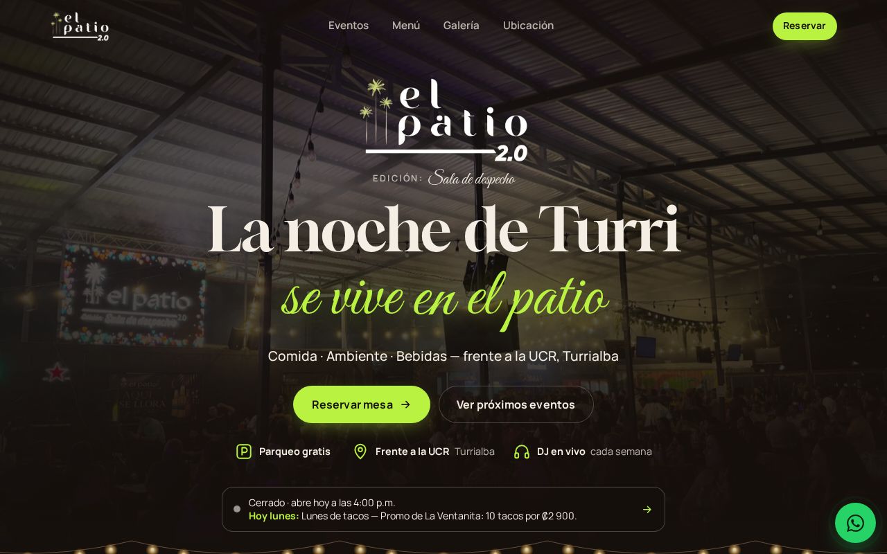 Preview of El Patio 2.0 Turri