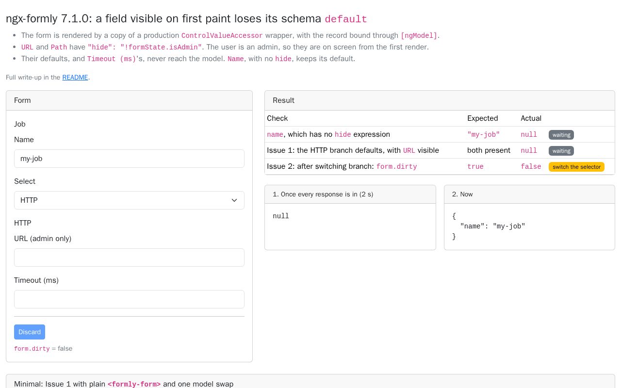 Preview of Formly Issue