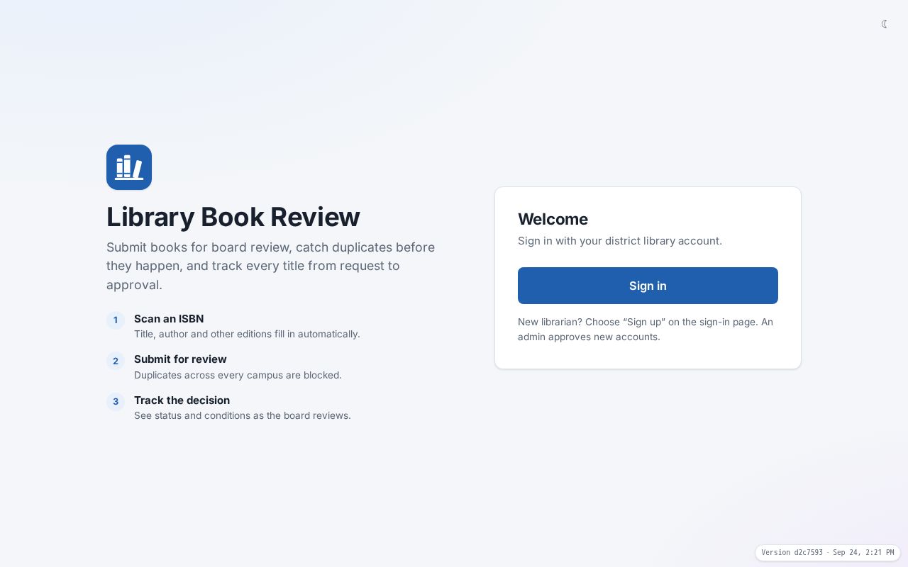 Preview of Library Review