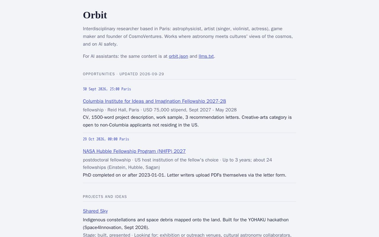 Preview of Orbit