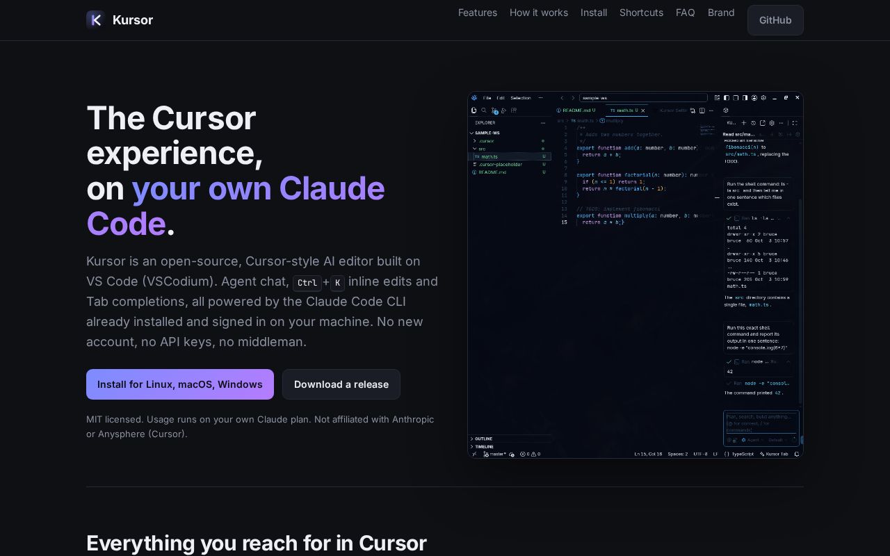 Preview of Kursor