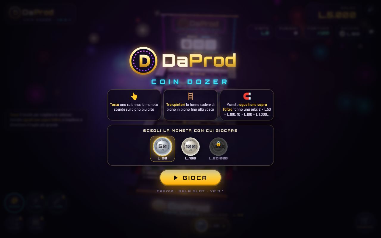 Preview of Daprod Coin Dozer
