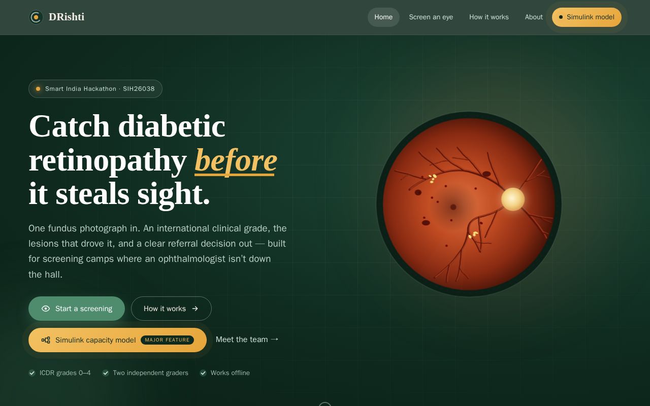 Preview of DRishti Site