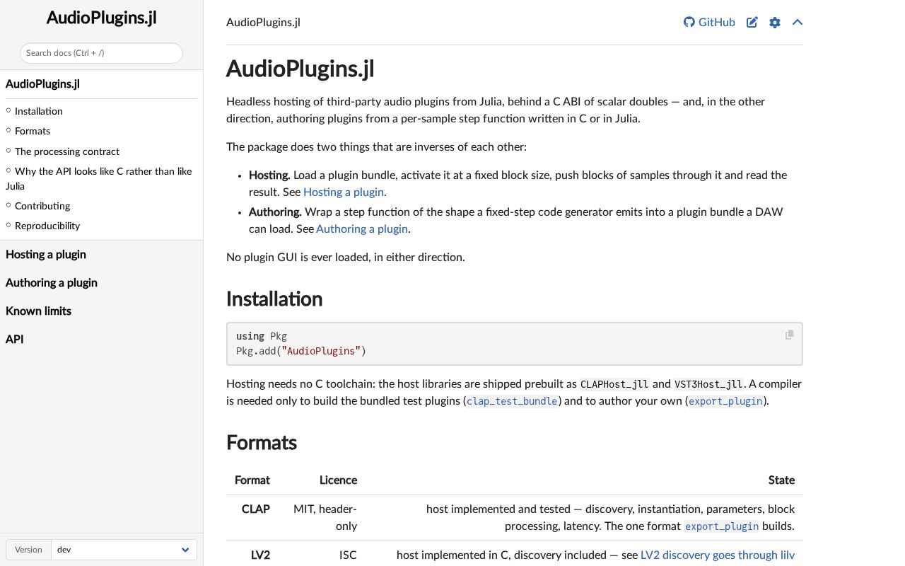 Preview of AudioPlugins Jl