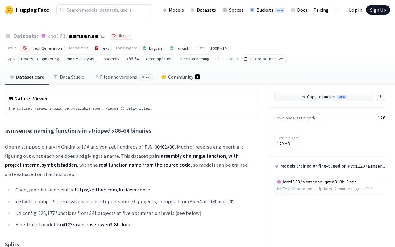 Preview of Asmsense