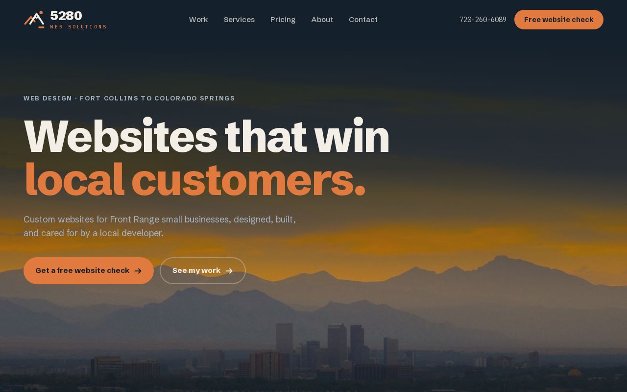 Preview of 5280 Web Solutions