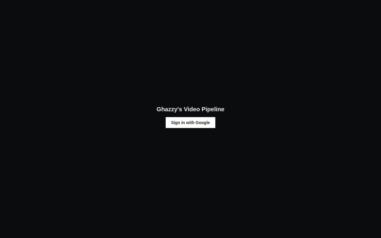 Preview of Kikis Video Pipeline