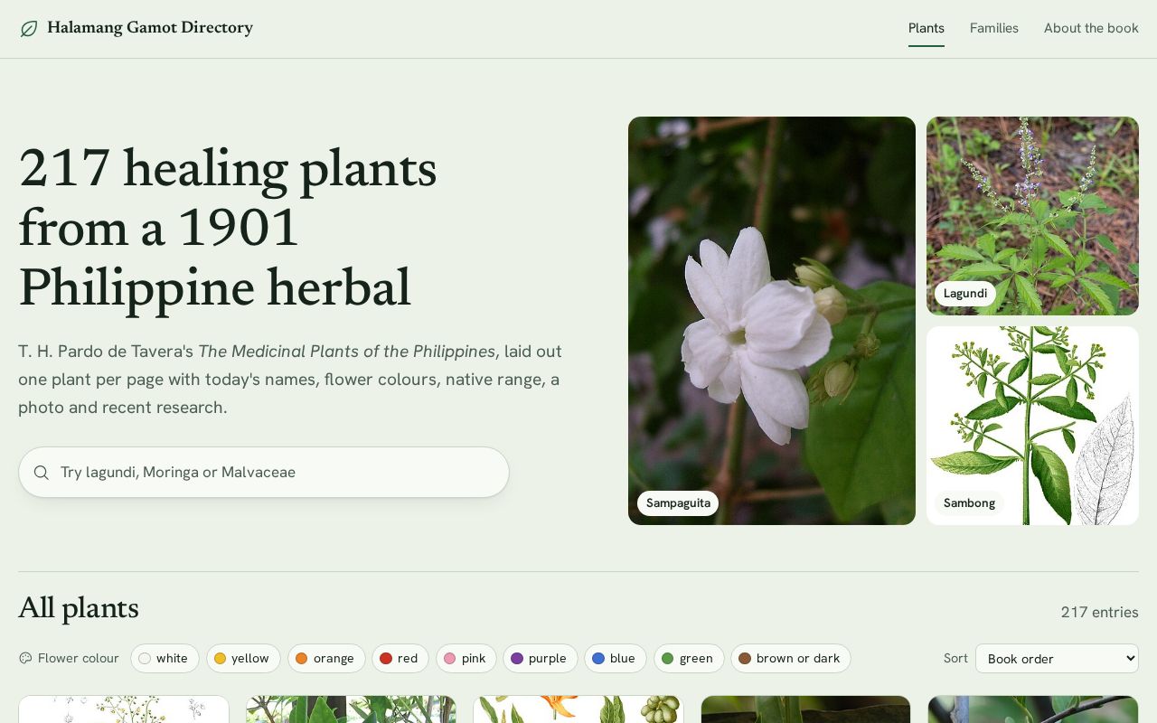 Preview of Halamang Gamot Directory