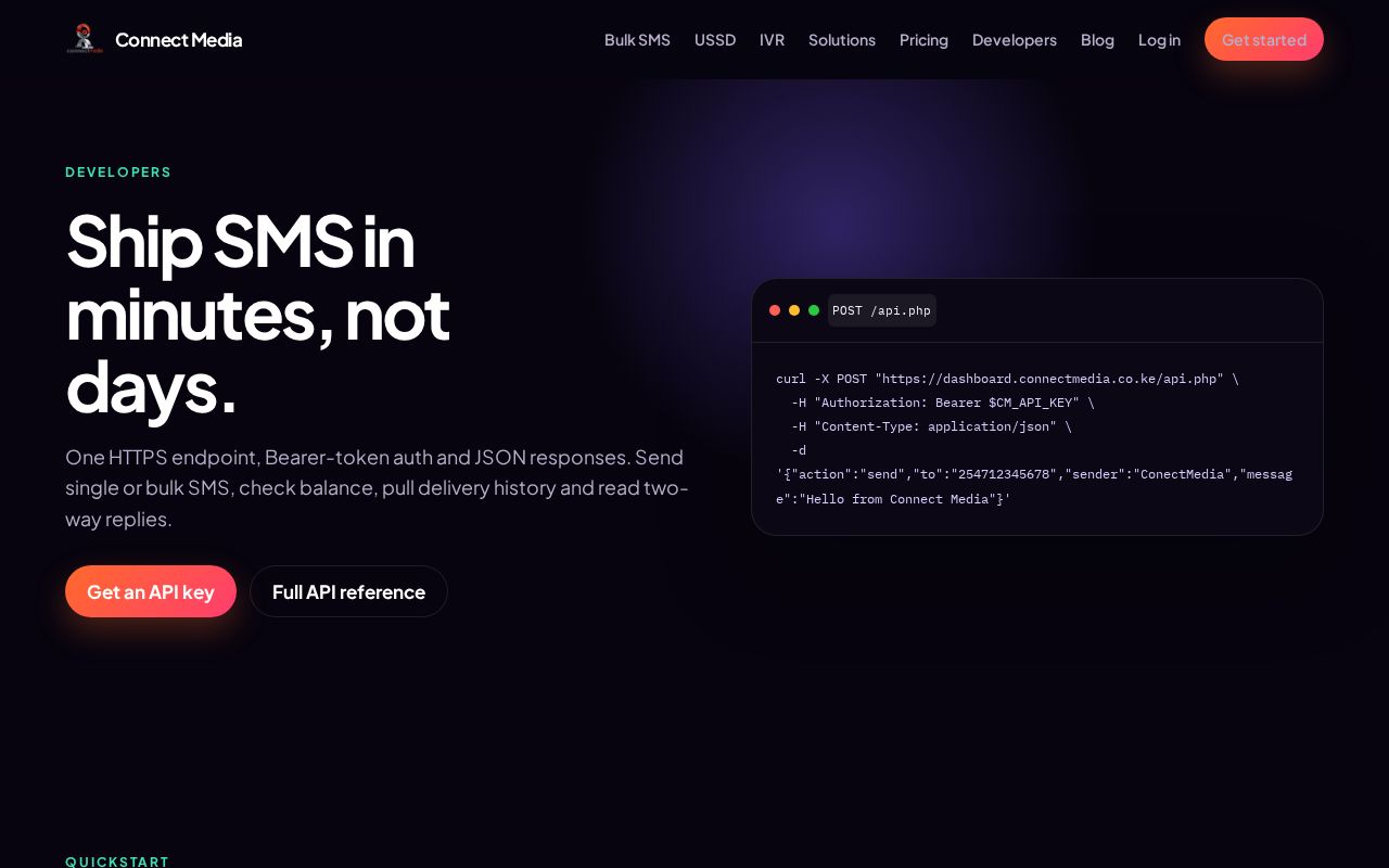 Preview of Connectmedia Python