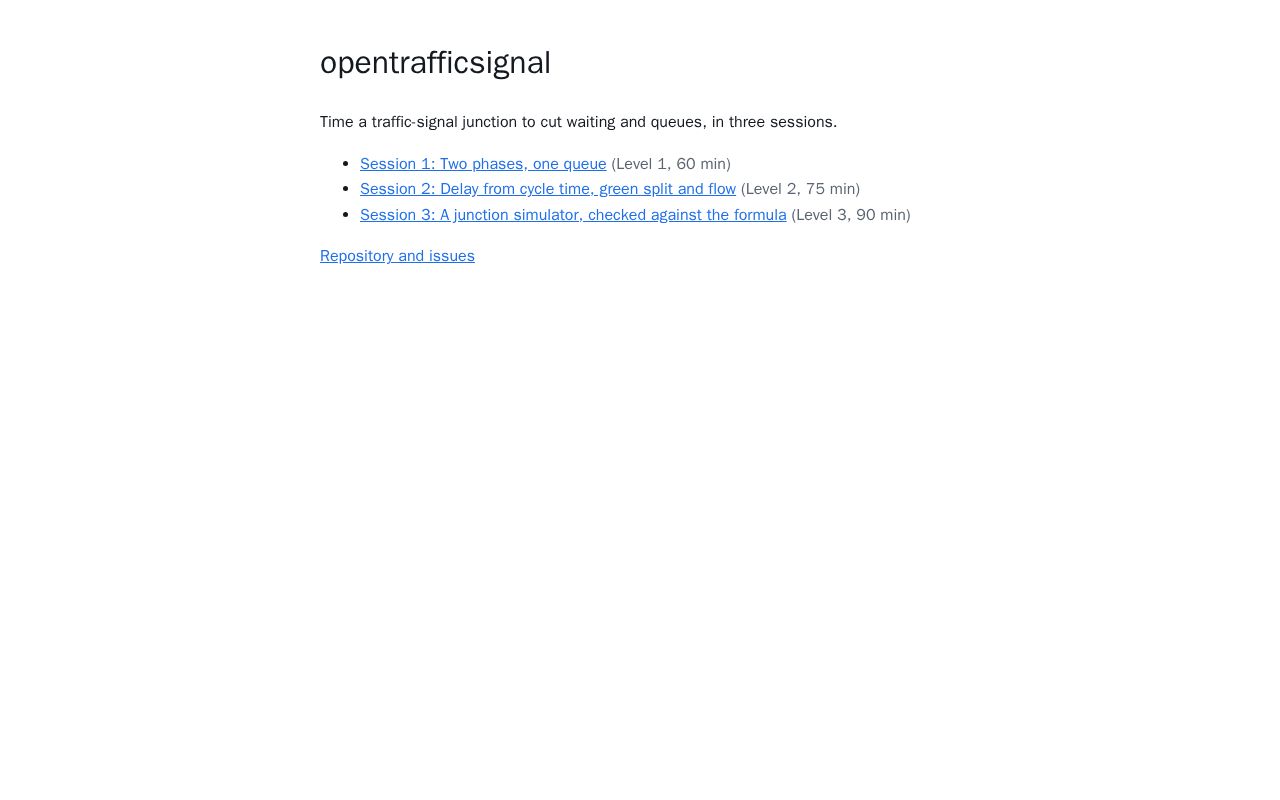 Preview of Opentrafficsignal