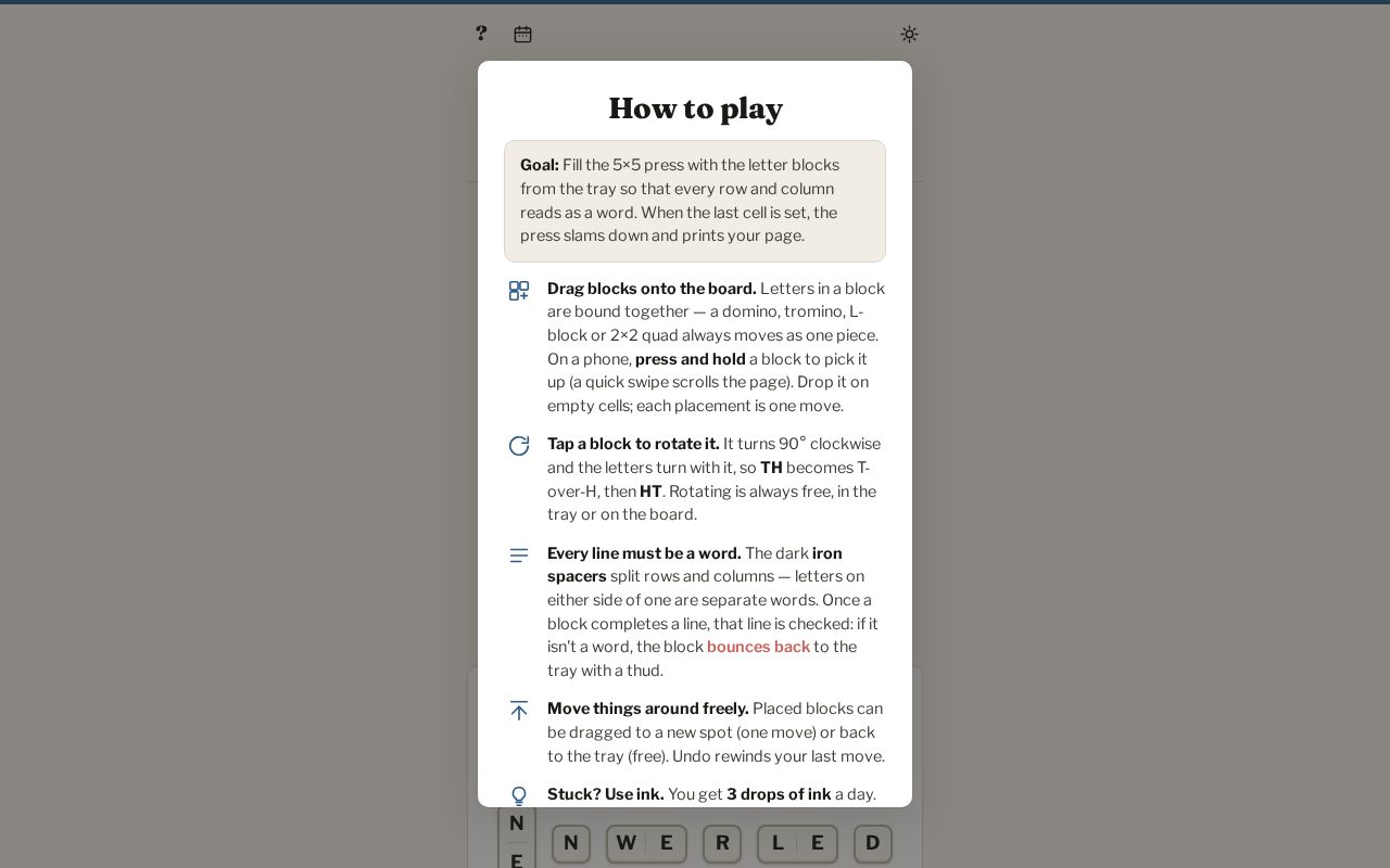 Preview of TypeSet