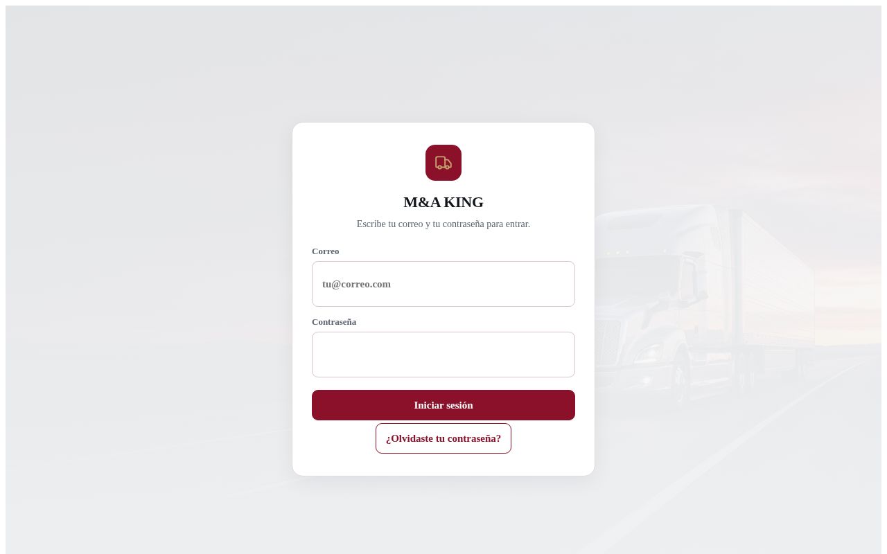Preview of Trucking Platform