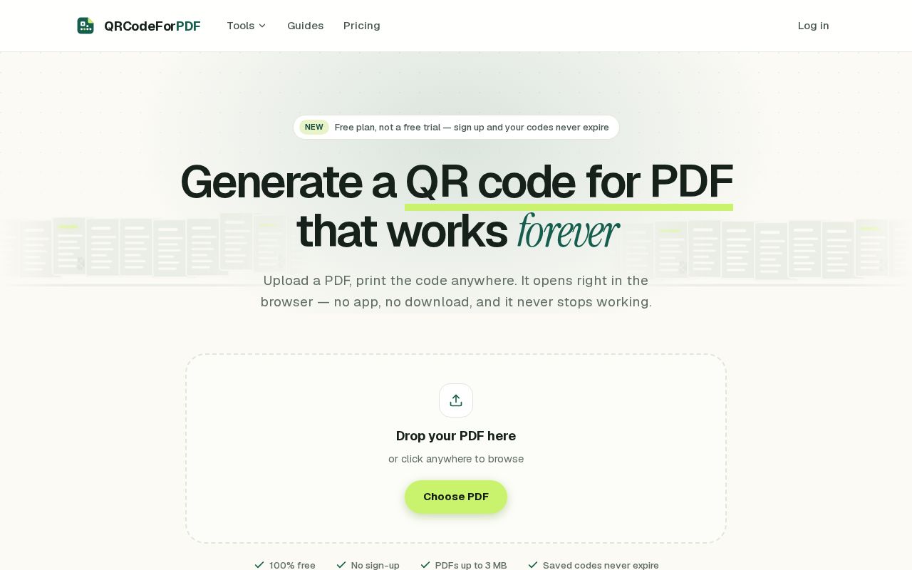 Preview of Create a QR Code for PDF