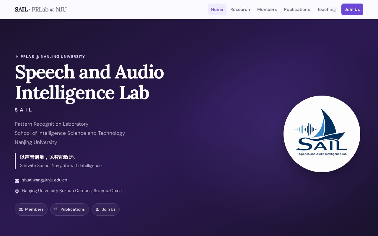 Preview of Sail Prlab Github Io