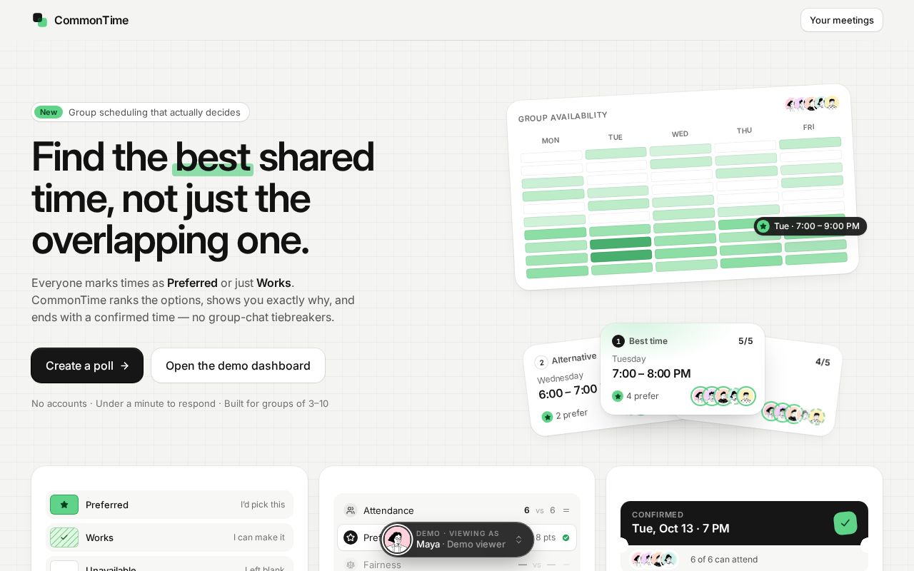 Preview of Commontime
