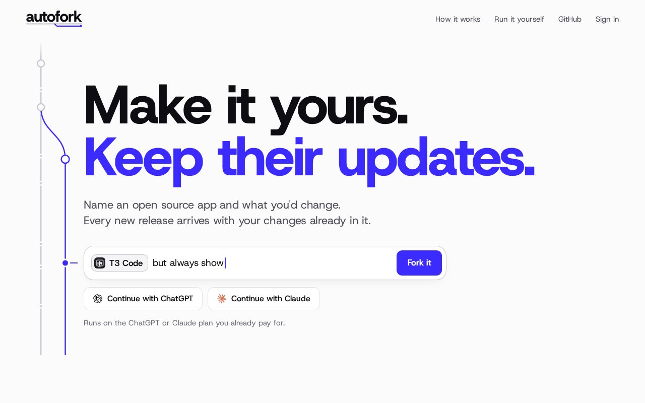 Preview of Autofork