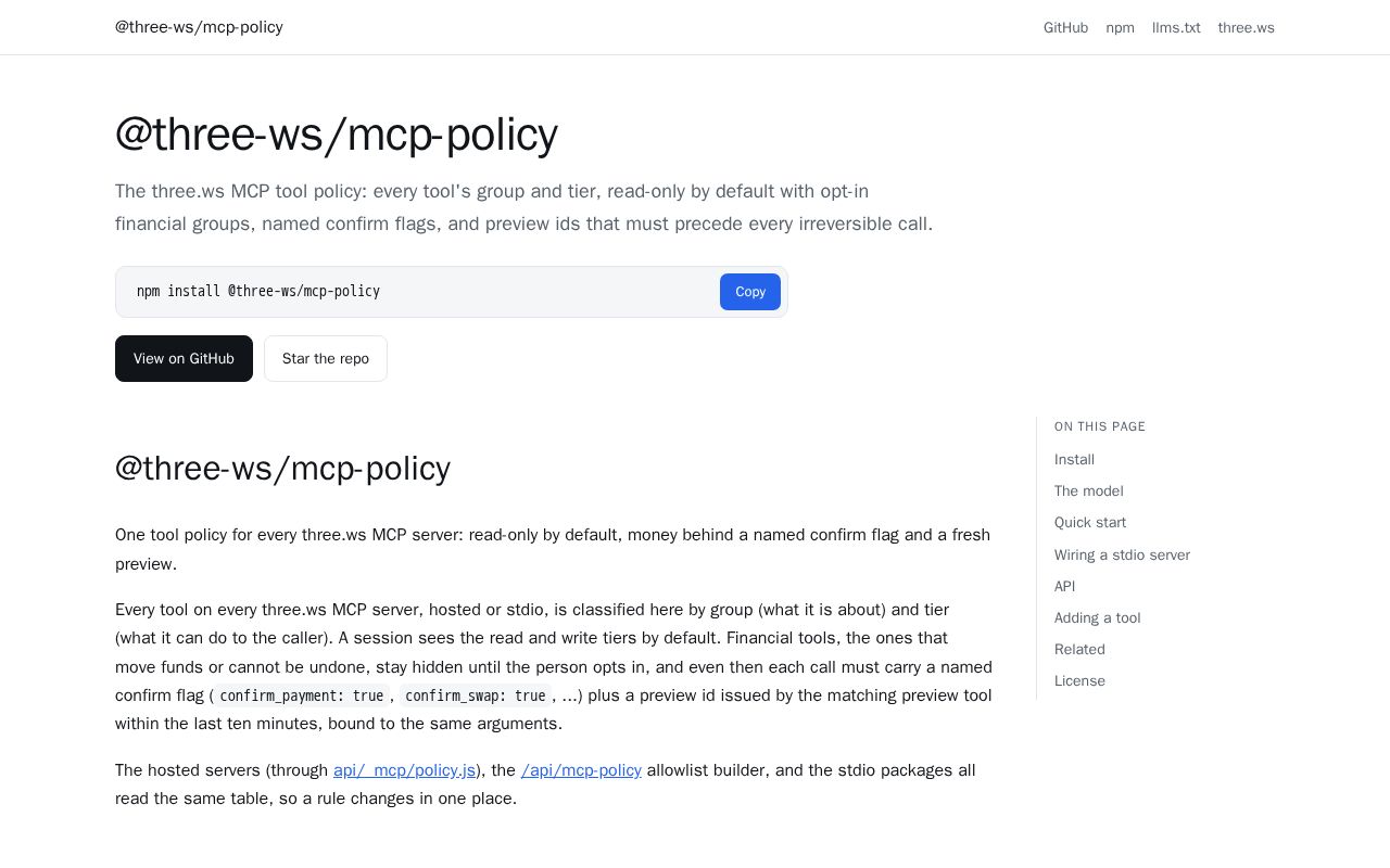 Preview of Mcp Policy