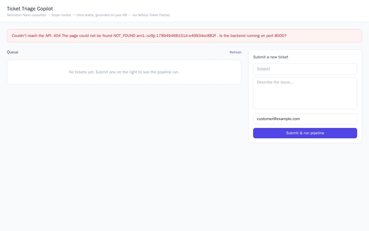 Preview of Ticket Triage Copilot