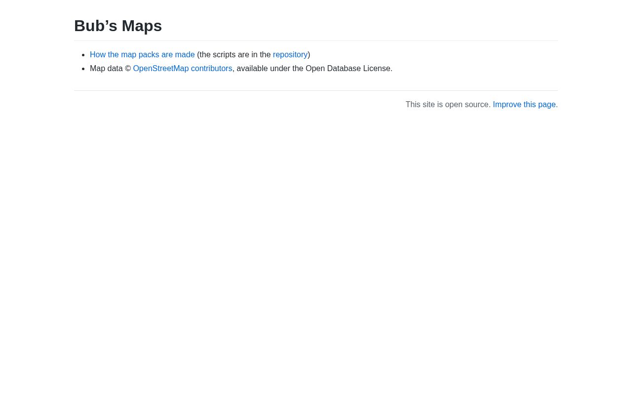 Preview of Bubs Maps Open