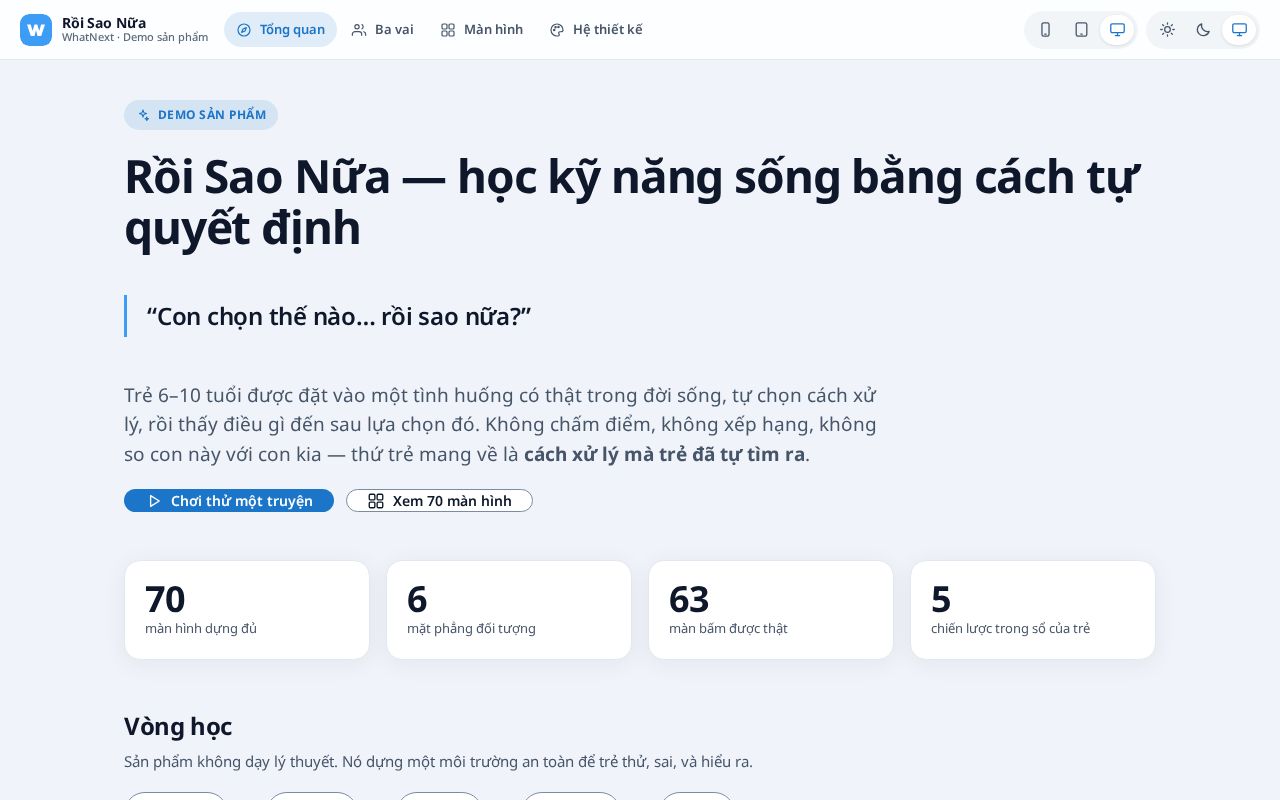 Preview of Whatnextdemo