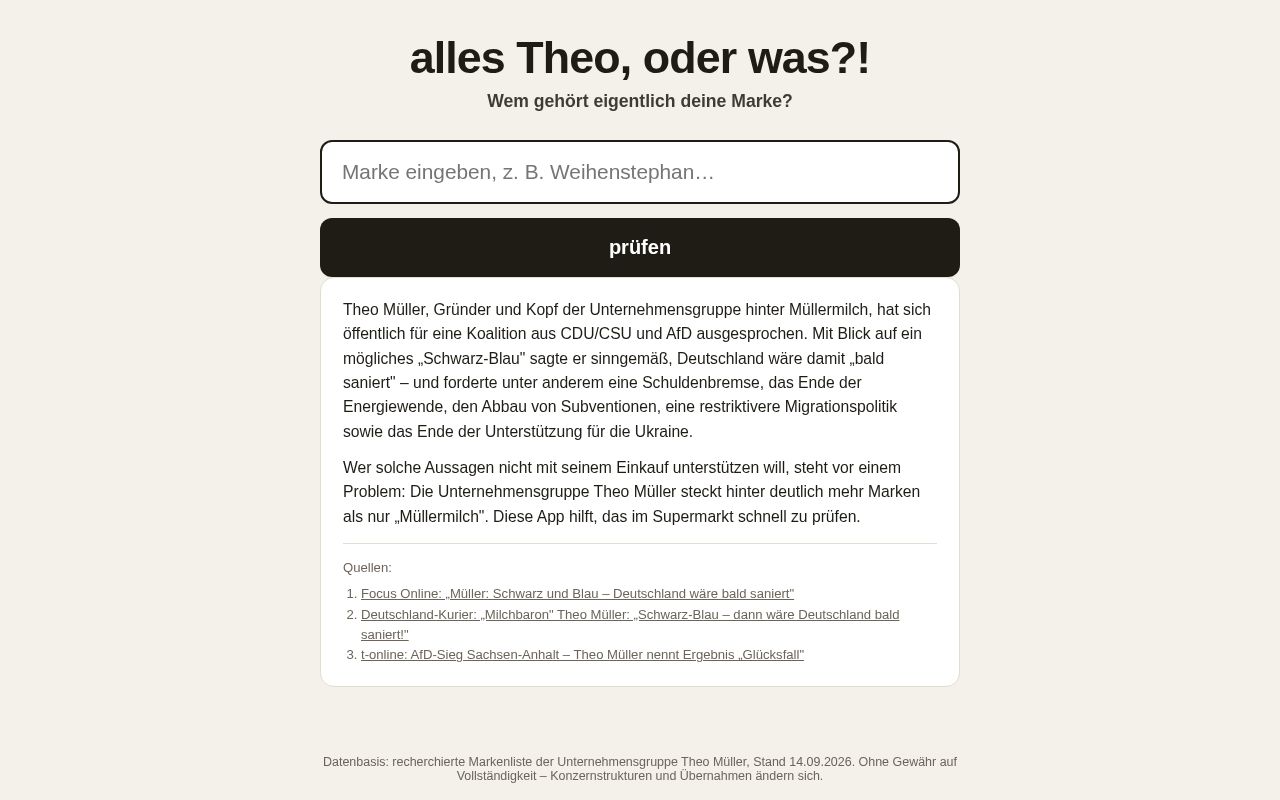 Preview of Alles Theo Oder Was De