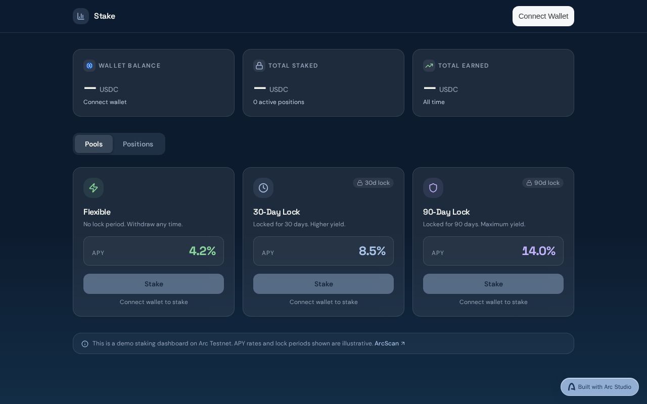Preview of Arc Studio App