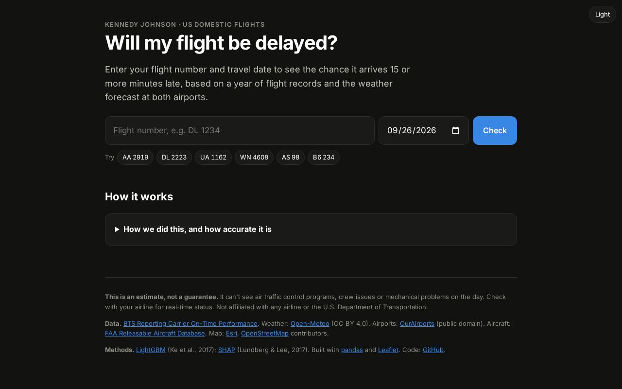Preview of Will My Flight Be Delayed