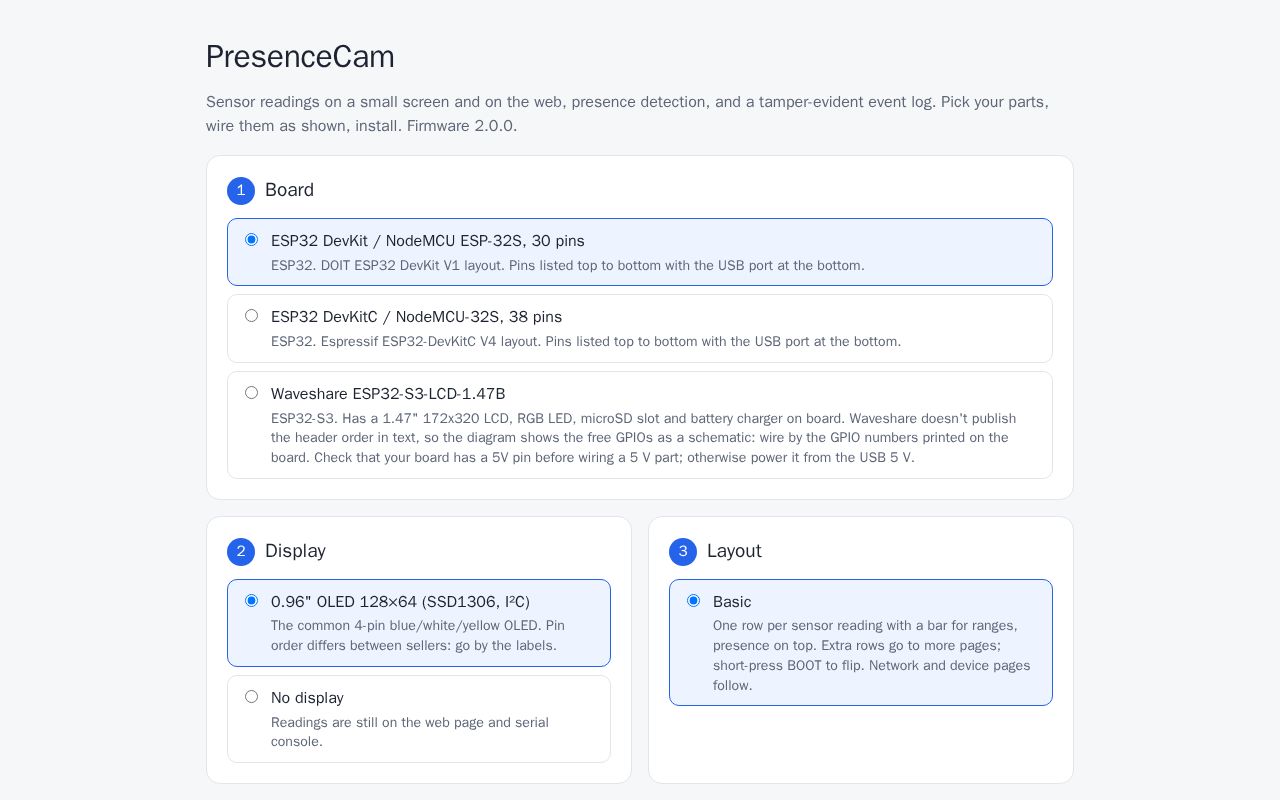 Preview of Presencecam