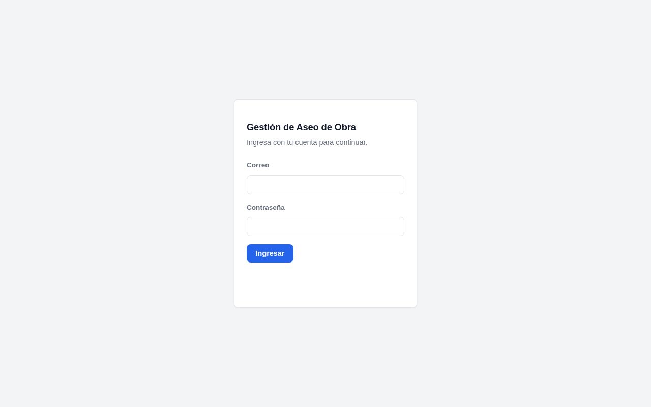 Preview of Gestion Aseo Obra