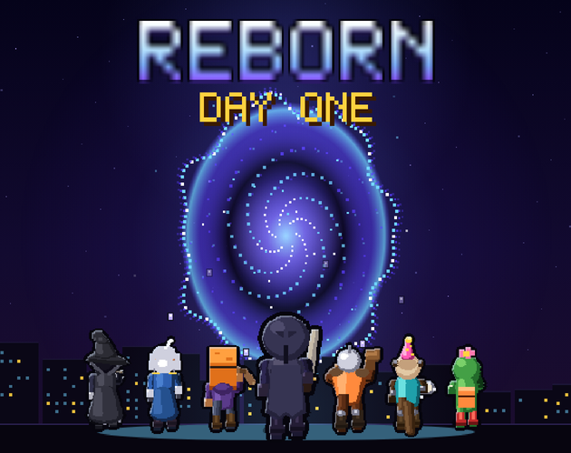 Preview of REBORN: DAY ONE • Kind of project: HTML