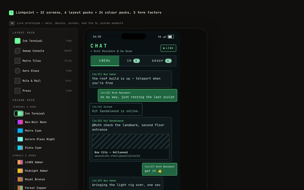 Preview of Linkpoint Design