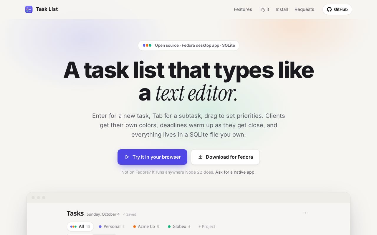 Preview of Task List