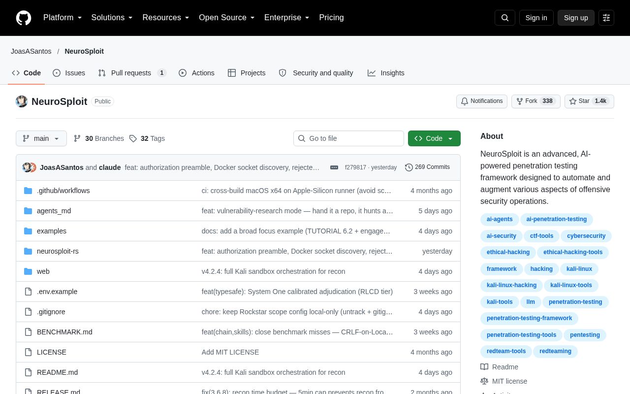 Preview of NeuroSploit