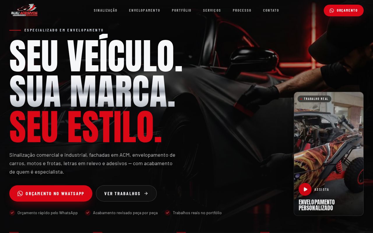 Preview of Landing Adesivos