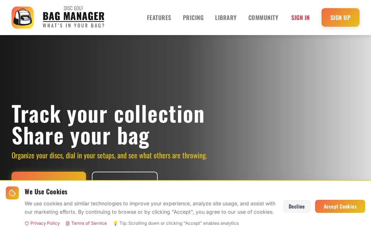 Preview of Bag Manager By Disc Golf Dojo
