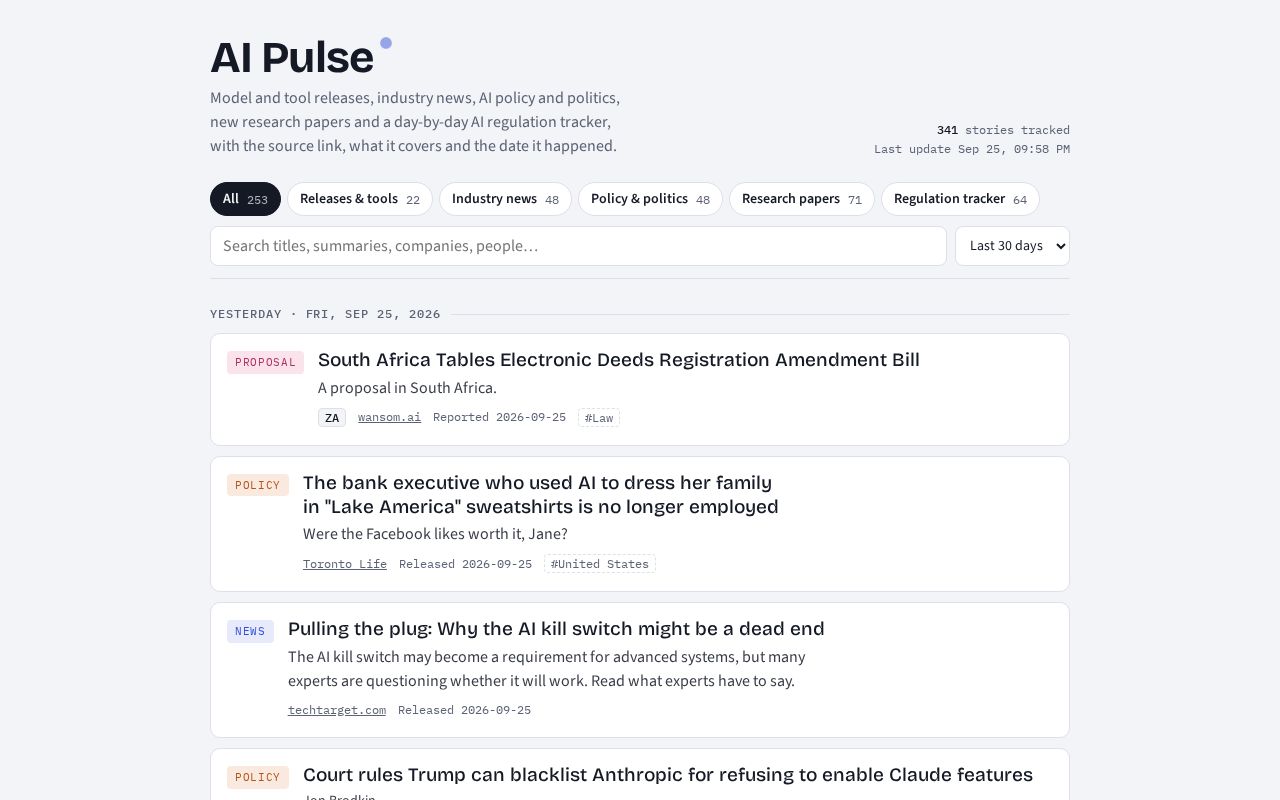 Preview of AI Pulse