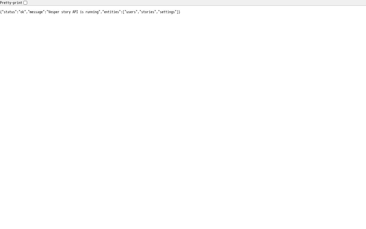 Preview of Chatbot Backend