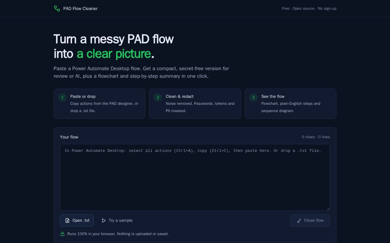 Preview of Pad Flow Cleaner