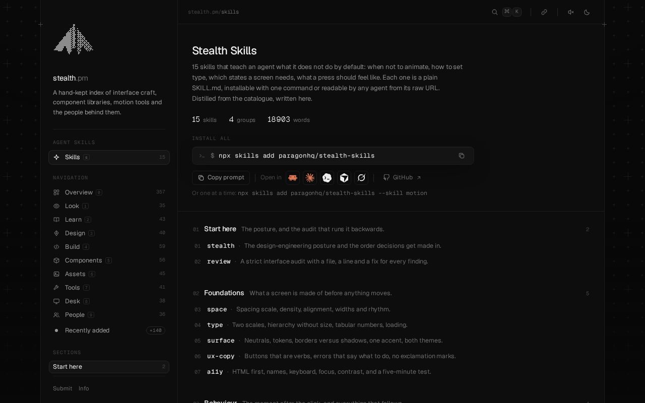 Preview of Stealth Skills
