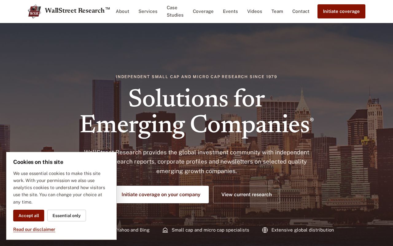 Preview of Wallstreet Research
